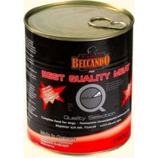 BELCANDO 800 г консервы для собак отборное мясо 1х6  (513505)