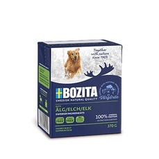 BOZITA Elk 370 г консервы для собак кусочки в желе с лосем 1х16  (4264)