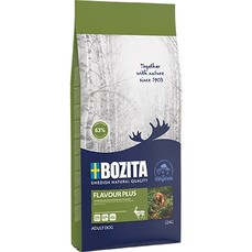 BOZITA Flavour Plus 23/12 12 кг сухой корм для взрослых собак с нормальным уровнем активности с оленем  (13342)