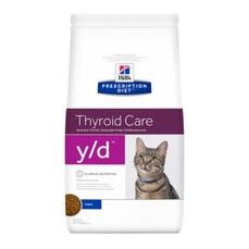 Hill`s Prescription Diet y/d Thyroid Care 1,5 кг сухой корм для кошек для восстановления физиологической функции щитовидной железы 1х6  (1680)