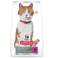 Hill`s Science Plan Sterilised Cat 10 кг сухой корм для стерилизованных кошек в возрасте младше 6 лет с уткой  (605255)