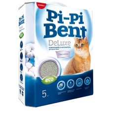 Pi-Pi Bent DeLuxe Clean cotton 5 кг комкующийся наполнитель для кошачьих туалетов 1х4  (ОСОС19173)