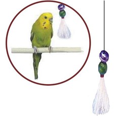 PENN-PLAX игрушка для птиц кисточка с бубенчиком малая 1х12  (BA523)