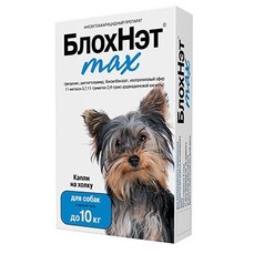 БЛОХНЭТ MAX до 10 кг капли на холку для собак 1 пипет уп 1х5  (АС002009)