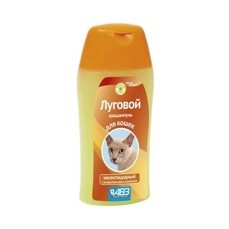 АВЗ ЛУГОВОЙ 180 мл шампунь инсектицидный для кошек с экстрактами лекарственных трав 1х30  (AB827)