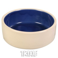 TRIXIE 0,35 л 12 см миска керамическая для собаки кремово голубая 1х6  (2450)