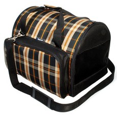 ДАРЭЛЛ Zoo-M 47х35х31 см сумка-переноска для кошек и собак классическая раскладная с 4 карманами нейлон 1х5  (9023)