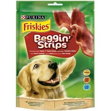 Friskies Beggin Strips 120 г лакомства для собак бекон 1х6  (12461036)