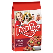 Darling 2,5 кг корм для собак, с мясом и овощами 1х5  (12383822)