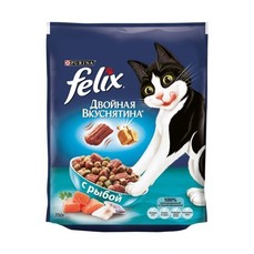 Felix Двойная вкуснятина 750 г корм для кошек, с рыбой 1х8  (12384536)