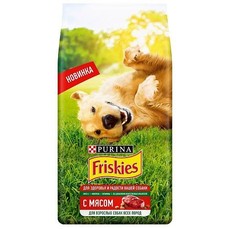 Friskies 10 кг корм для взрослых собак, Мясо 1х1  (12458920)