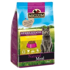 MEGLIUM NEUTERED 400 г корм для стерилизованных кошек курица, рыба  (MGS12400)