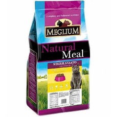 MEGLIUM NEUTERED 3 кг корм для стерилизованных кошек курица, рыба  (MGS1203)