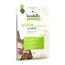 Sanabelle No Grain 0,4 кг не содержит злаковых рекомендован для кошек с чувствительным пищеварением  (ЦБ-00026982)