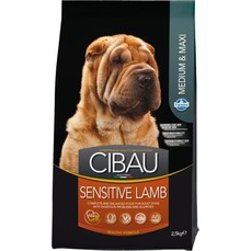 CIBAU Sensitive Medium & Maxi 2,5 кг корм для собак средних и крупных пород с ягненком 1х4  (00000006019)
