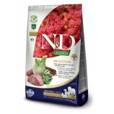FARMINA N&D Quinoa Adult Digestion 2,5 кг корм беззерновой для собак, поддержка пищеварения ягненок с киноа 1х4  (00000008805)