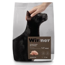 WINNER 2 кг сухой корм для кошек с мочекаменной болезнью курица 1х5  (1010014309)