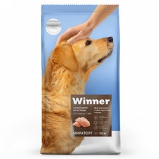 WINNER 10 кг сухой корм для взрослых собак крупных пород курица  (1010014304)