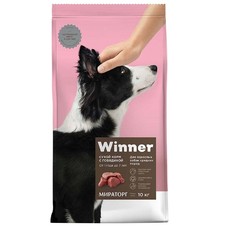 WINNER 10 кг сухой корм для взрослых собак средних пород говядина  (1010014421)