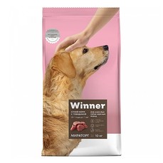 WINNER 10 кг сухой корм для взрослых собак крупных пород говядина  (1010014422)