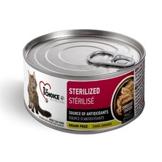 1st CHOICE Sterilized 85 г консервы для стерелизованных кошек измельченная курица 1x24  (102.6.023)