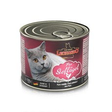 LEONARDO 200 г консервы для кошек с птицей 1х12  (756121)