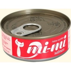 MI-MI 80 г консервы для кошек и котят тунец с лососем 1х24  (420305)