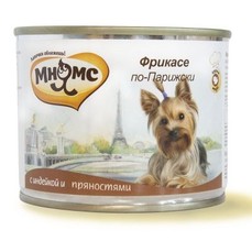 МНЯМС 200 г консервы для собак фрикасе по-парижски, индейка c грибами 1х6  (57663)