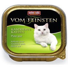 ANIMONDA VOM FEINSTEN for castrated cats 100 г консервы для кастрированных и стерилизованных кошек с отборной индейкой ламистер 1х32  (001/83856)