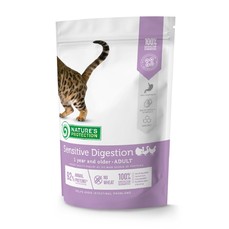 NATURE’S PROTECTION Sensitive Digestion 400 г полнорационное сбалансированное питание для взрослых кошек с чувствительным пищеварением 1х12  (45766н)