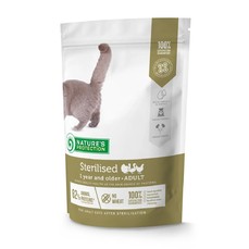 NATURE’S PROTECTION Neutered 400 г полнорационное сбалансированное питание для стерилизованных кошек и кастрированных котов с птицей 1х12  (45775н)