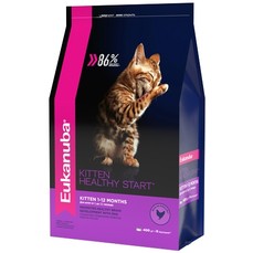 EUKANUBA KITTEN HEALTHY START 400 гр сухой корм для котят с домашней птицей 1х12  (20540040R0)