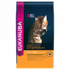EUKANUBA ADULT TOP CONDITION 2 кг сухой корм для взрослых кошек с домашней птицей 1х6  (20500200R1)