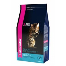 EUKANUBA SENIOR TOP CONDITION 2 кг сухой корм для пожилых кошек с домашней птицей 1х6  (20550200R0)
