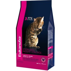 EUKANUBA ADULT STERILISED WEIGHT CONTROL 10 кг сухой корм для взрослых кошек с избыточным весом и стерилизованных  (20531000R0)