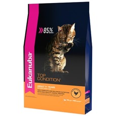 EUKANUBA ADULT TOP CONDITION 10 кг сухой корм для взрослых кошек с домашней птицей  (20501000R0)
