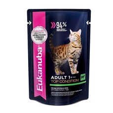 EUKANUBA ADULT TOP CONDITION BEEF 85 гр пауч влажный корм для взрослых кошек, говядина в соусе 1x24  (12130008R0)