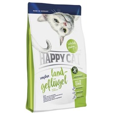HAPPY CAT Supreme Sensitive 1,4 кг сухой корм беззерновой для кошек с пишевой аллергией и привередливых кошек домашняя птица 1х4  (70252)