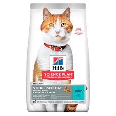 Hill`s Science Plan Sterilised Cat Young Adult 1,5 кг сухой корм для стерилизованных кошек младше 6 лет тунец 1х6  (604727)