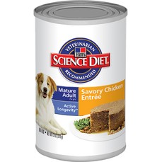 Hill`s Science Plan 370 г консервы для собак старше 7 лет курица 1х12  (604225)