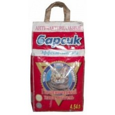 АКЦИЯ - 15% при покупке от 6 шт БАРСИК Эффект-лаванда 4,54 л впитывающий наполнитель для кошачьих туалетов 1х3  (92005)