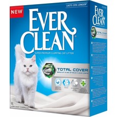EVER CLEAN Total Cover 6 л комкующийся наполнитель для кошачьего туалета с микрогранулами двойного действия  (007/213097)