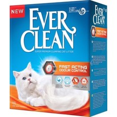 EVER CLEAN Fast Acting 10 л комкующийся наполнитель для кошачьих туалетов быстрого действия  (007/212489)