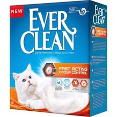 EVER CLEAN Fast Acting 6 л комкующийся наполнитель для кошачьих туалетов быстрого действия  (007/212496)