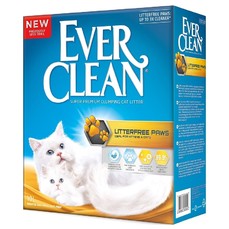 EVER CLEAN LitterFree Paws 10 л комкующийся наполнитель для длинношерстных кошек и котят с ароматом свежести  (007/214117)