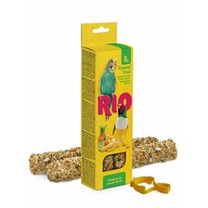 RIO 2х40 г палочки для волнистых попугайчиков и экзотов с тропическими фруктами 1х8  (22110)