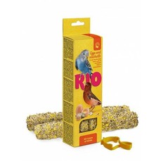 RIO 2х40 г палочки для всех видов птиц с яйцом и ракушечником 1х8  (22170)