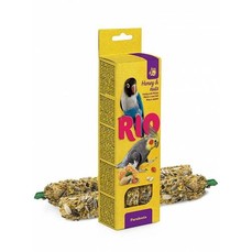 RIO 2х75 г палочки для средних попугаев с медом и орехами 1х8  (22140)