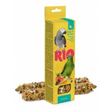 RIO 2х90 г палочки для попугаев с фруктами и ягодами 1х10  (22150)
