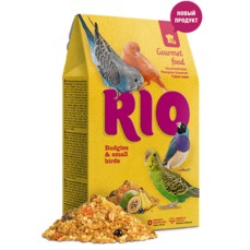 RIO Gourmet food 250 г корм для волнистых попугайчиков и других мелких птиц 1х5  (21210)